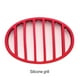 thumbnail image 4 of Inteprter Estantes anchos rojos de la carne asada del para el estante de la asación del silicón del vaporizador de las ollas del cántaro para Cocina y Comedor, 4 of 6