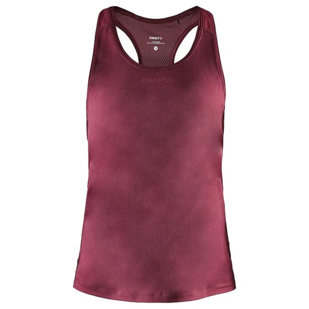 Craft - Camiseta Sin Mangas ADV Essence para Mujer (Rojo Río)
