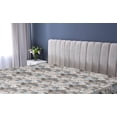 thumbnail image 5 of Ambesonne Abstract Fitted Sheet, Art Ethnic Stripe Pattern, Twin XL Size, Off White and Charcoal Grey, 5 of 5