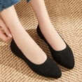 thumbnail image 4 of Domzle Women Comfortable Casual Flats: Lightweight & Anti-Slip for Outdoor Walking - Soft Insole & Breathable Knit for Confidence - Women Black, 4 of 4
