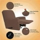 thumbnail image 5 of Funda elástica Bearachild para silla reclinable cobertura completa chocolate, 5 of 6