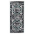 thumbnail image 2 of Superior Mahi Ornate Floral Washable Indoor Runner Rug, 2' 7" x 6', Turquoise, 2 of 10