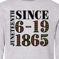 thumbnail image 4 of Inktastic Juneteenth Since 6-19-1865 Long Sleeve Youth T-Shirt, 4 of 5