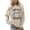 Beige, variant on VOUZZA Sweatshirt for Women Halloween Graphic Crewneck Long Sleeve Pullover Sweatshirt, Casual Sweater Top for Fall Winter