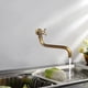 thumbnail image 5 of Antique Robinet,Pivotante a 180° Mural Mitigeur Lavabo en Laiton,Tuyau Simp Froid Long pour Extérieur Jardin Salle de Bain Piscine Cuisine,SL-0602, 5 of 5