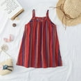 thumbnail image 2 of Ketyyh-chn99 Girls Dresses Summer Flower Casual Beachwear Holiday Sundress Red,13, 2 of 5