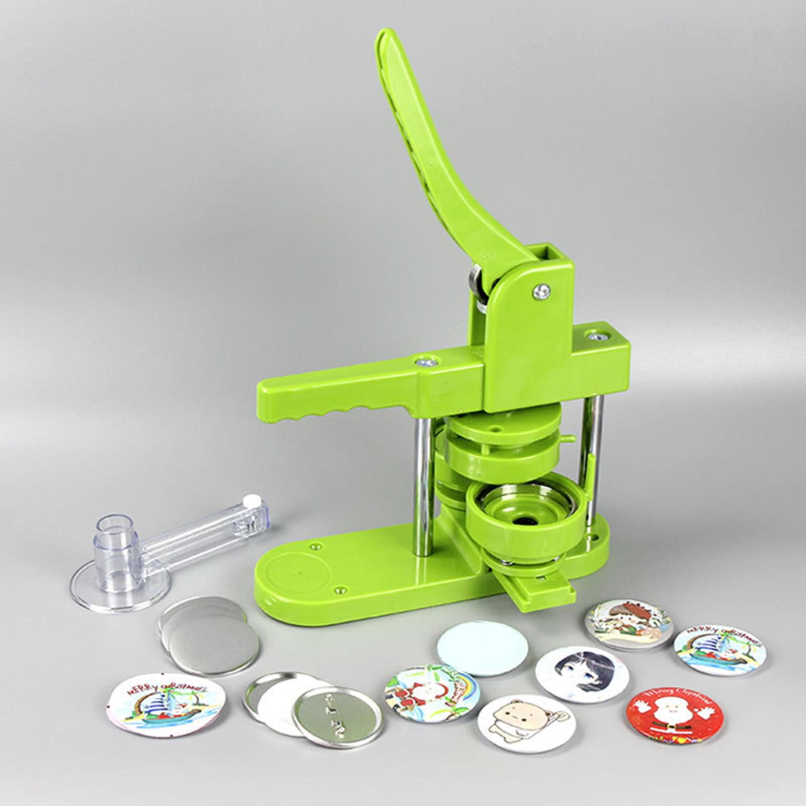 HILABEE Button Maker Machine Model Making Tool Pinback Button Part Keychain Crafting Pin Button Maker Press Machine Punch Press 32mm