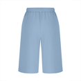 thumbnail image 4 of Plus Size Women's Casual Baggy High Waisted Wide Leg Pants Breathable, 4 of 5