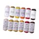 thumbnail image 4 of 12 piezas de hilo de costura elástica colección de cordones elásticos pulsera de cuerda elástica que fabrica cordón para tejido DIY Craftman Beginners Rojo y marrón, 4 of 9
