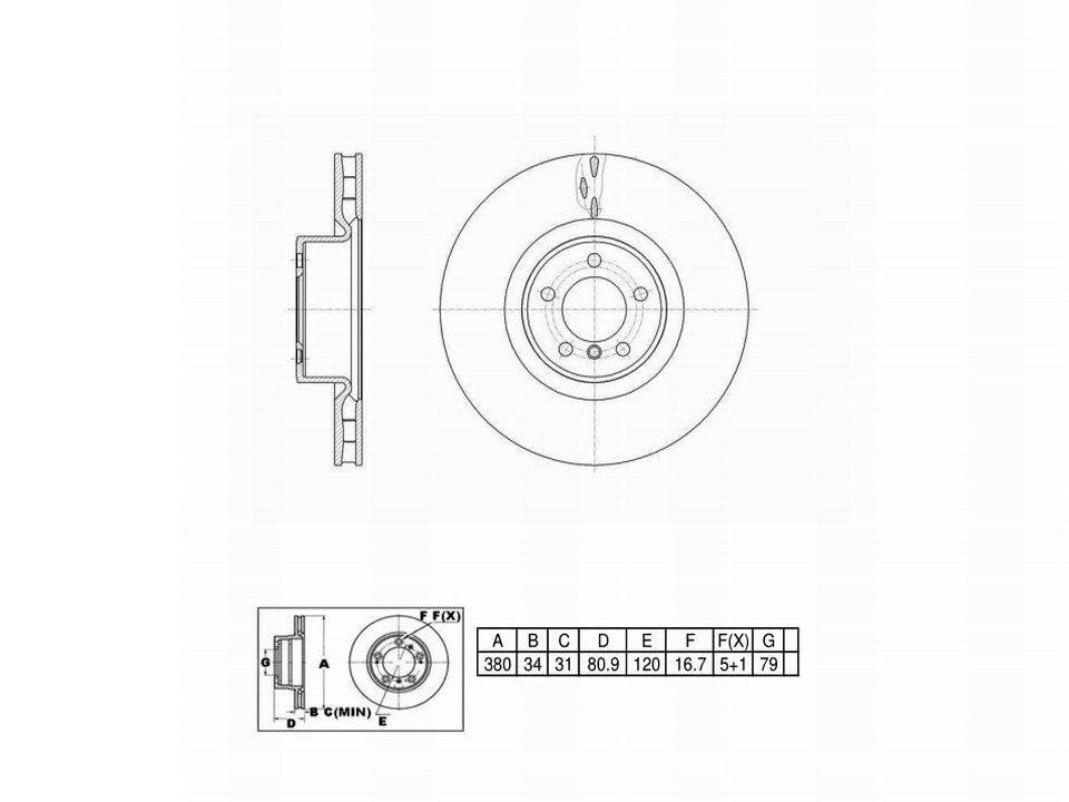 Winstop Brake Rotor, Front WS248194, Land Rover Range Rover 2012-2010