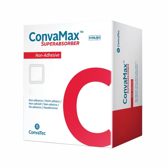 ConvaMax Super Absorbent Dressing Superabsorber 6 X 8 Inch Waterproof Non-Adhesive