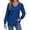 2 Blue, variant on Fantaslook Long Sleeve Shirts for Women Fall Tops Dressy Casual Blouses Pleated V Neck Tunic Tops