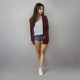 thumbnail image 5 of Razzly Tween Girls Stylish Girls Pocket Cardigan Coat Jacket For Casual Wear Soft And Comfortable Outerwear For Every Season For School And Outdoor Activities(Wine,10-12 Years), 5 of 7