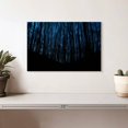 thumbnail image 2 of Elephant Stock Gothic Forest Wall Art - Horizontal Canvas Wall Art - Living Room Wall Decor - Gothic Canvas - Black And Blue Decor - 12" x 8", 2 of 8