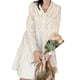 thumbnail image 4 of Vestido de mujer de una pieza de color puro, ajuste casual, falda cómoda, mangas largas para viajes de verano, 4 of 8