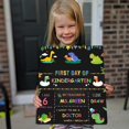 thumbnail image 4 of First Day of School Chalkboard, My First Day of School Board, Large First Day of School Sign Photo Prop,10 x 12 inch Double Sided Back to School Board for Kids, 4 of 5