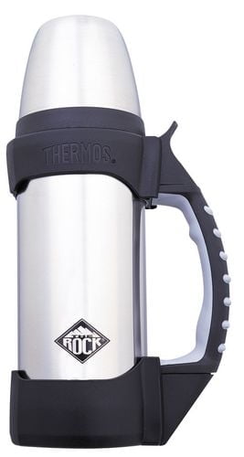 Thermos The Rock Vacuum Insulated Stainless Steel Beverage Bottle, 1 Liter, 1 Litre, Stainless Steel