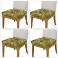 thumbnail image 2 of Logiee Squirrel And Fox In The Forest Print Square Chair Seat Covers, Stretch Chair Seat Covers,Seat Chair Slipcover, Non-Slip Chair Slipcover,Furniture Protector for Indoor and Outdoor-Four Pieces, 2 of 7