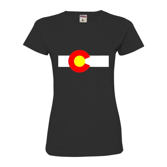Womens Colorado State Flag Deluxe Soft T-Shirt