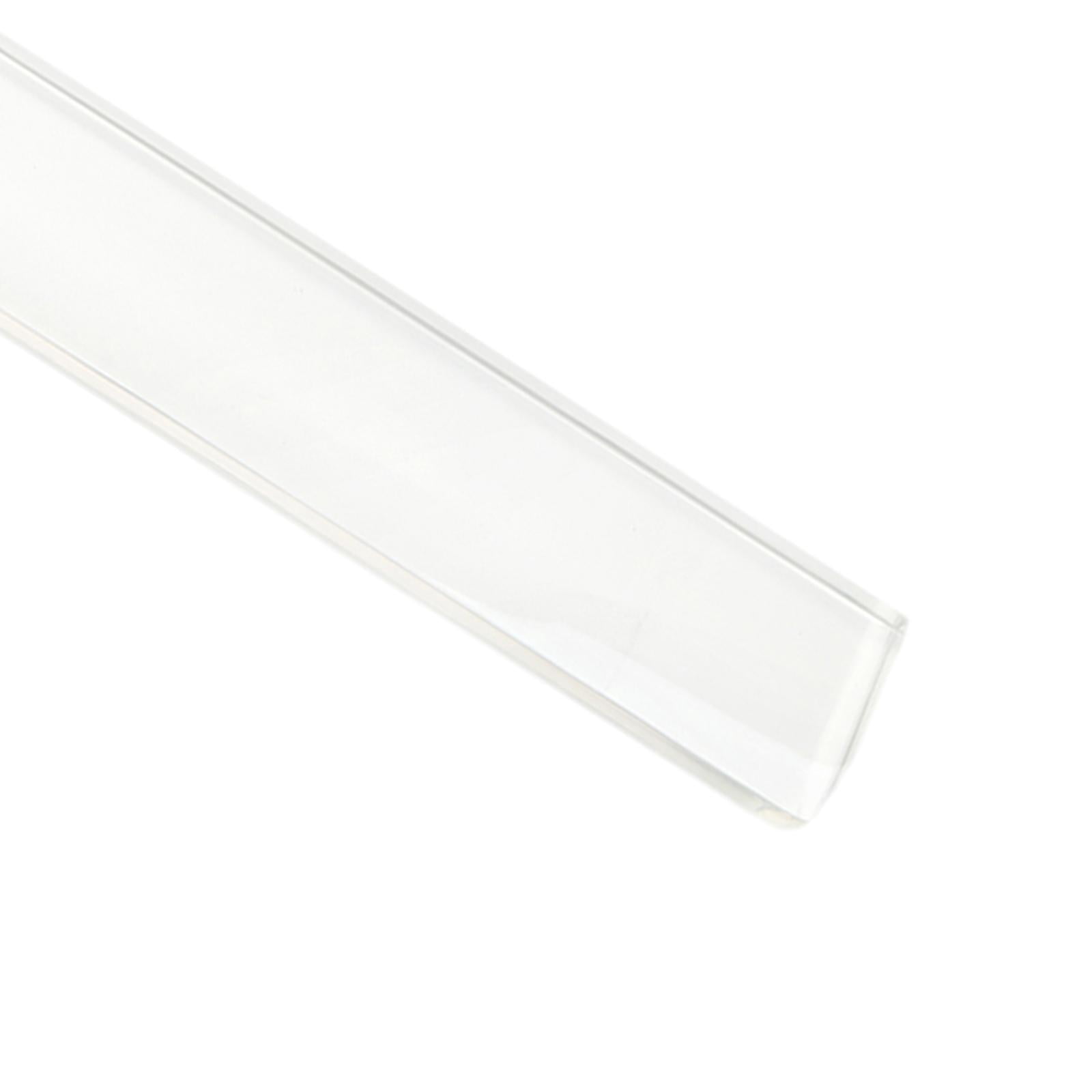 Resin Wrist for Mechanical Keyboards Non Slip Ergonomic Hand Rest for Office Fits 61-104 Key Keyboards Fray Stitching - Clear Medium