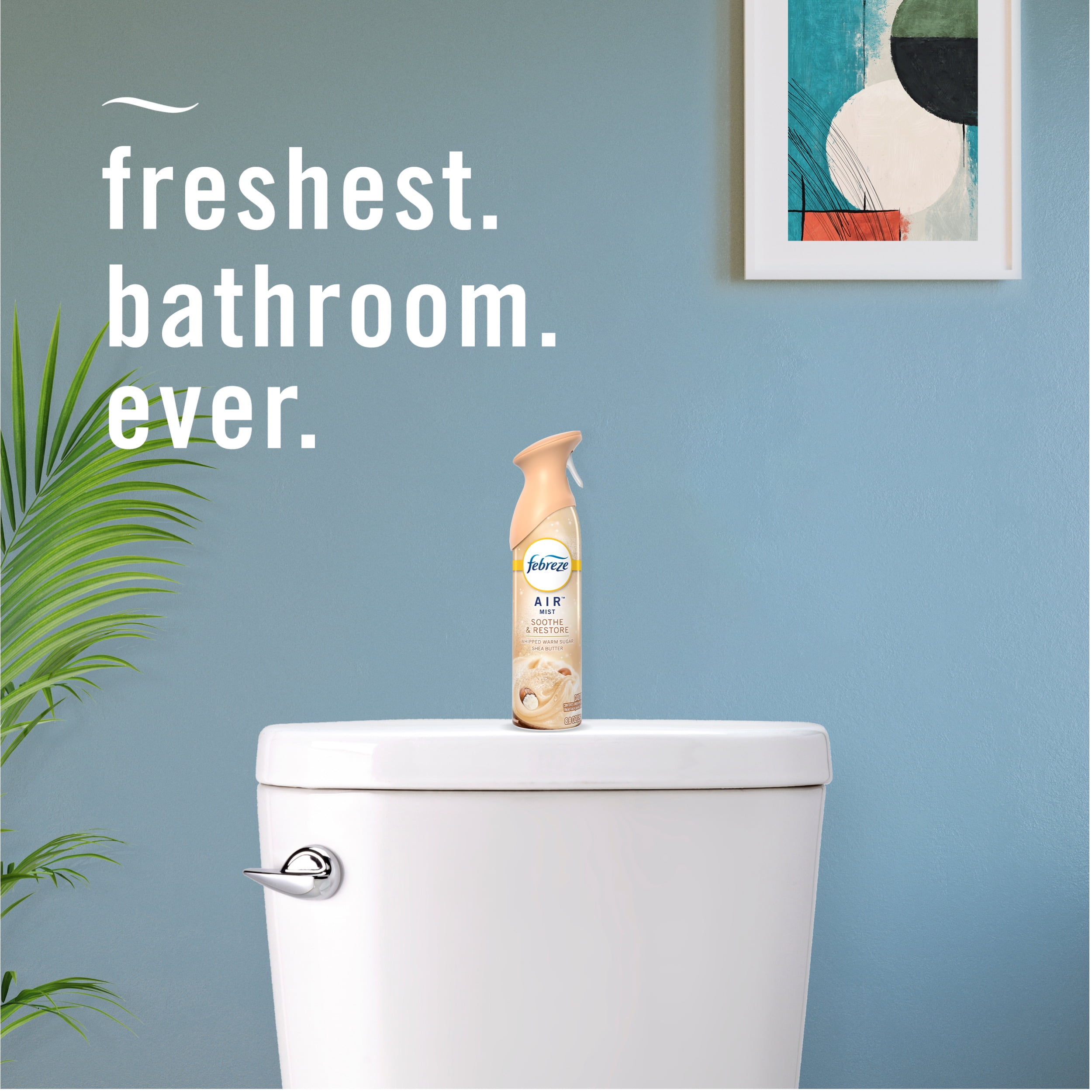 (6 pack) Febreze Air Freshener Spray, Odor-Fighting Room Spray, Soothe & Restore, 8.8oz, 2 Count
