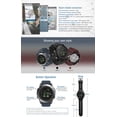 thumbnail image 4 of BT4.0 Sports Smart Watch 5ATM a prueba de agua Smart Wrist Band podómetro alarma Cronómetro rem Zeblaze Temporizador, 4 of 7