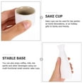 thumbnail image 2 of Japanese Sake Set Ceramic Saki Set with Sake Carafe 6 Sake Cups for Home Restaurant White, 2 of 8