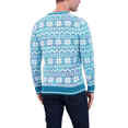 thumbnail image 6 of Holiday Hype Men's Festive Ugly Christmas Holiday Pull Over Sweater, Tangled Shark-icorn, Medium, 6 of 6