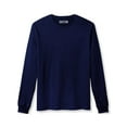 thumbnail image 5 of Daxton Premium Men Long Sleeves T Shirt Medium Weight Soft Cotton, 3Pk Navy Royal Light Blue Large, 5 of 8