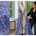 thumbnail image 5 of Soimoi Cotton Poplin Fabric Coral,Whale & Jellyfish Ocean Printed Fabric 1 Yard 42 Inch Wide, 5 of 7