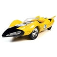 thumbnail image 4 of Shooting Star #9 Yellow and Racer X Figurine "Speed Racer" Anime Series 1/18 Diecast Model Car by Auto World, 4 of 11