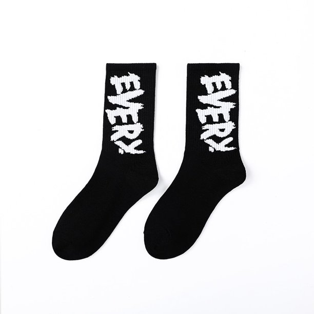 Calcetines de baloncesto de estilo Ins para hombre, calcetines deportivos de algodón Hip-hop para mujer, calcetines divertidos Harajuku de alta calidad para hombres y mujeres Tan Jianjun unisex