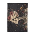 thumbnail image 6 of Yayeee Tablecloths for Rectangular Tables 54 x 54 inch Party Table Cover, Skeleton with Flowers Pattern, 6 of 6
