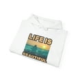 thumbnail image 4 of LIFE IS BEAUTIFUL Motivational Unisex Heavy Blend™ Hooded Sweatshirt, 4 of 4