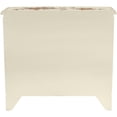 thumbnail image 4 of Oriental Furniture White Lacquer Hall Cabinet - Royal Ladies, 4 of 6