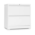 thumbnail image 1 of Aobabo Classeur de Rangement de Bureau Verrouillable à 2 Tiroirs de 28,25 Pouces, Blanc, 1 of 12