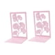 thumbnail image 1 of Sujetalibros de hojas de ginkgo Sujetalibros para estantes Tope de libro para biblioteca escolar (1 Rosa, 1 of 9