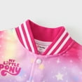 thumbnail image 5 of My Little Pony Girls Bomber Jacket Twilight Sparkle Unicorn Varsity Lightweight Sweatshirts Gift Fall Spring 5-6Y, 5 of 9