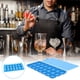 thumbnail image 1 of Rejilla de hielo, bandeja para cubitos de hielo, bandejas de hielo de 21 celdas, contenedor plegable para máquina de hielo, prensa para bloques de hielo de fácil liberación, caja de hielo, molde para, 1 of 4