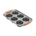 thumbnail image 4 of Rachael Ray 4 Piece Yum-o! Bakeware Oven Lovin' Nonstick Muffin and Cupcake Making Set, Orange, 4 of 12