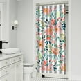 thumbnail image 2 of Waterproof Pioneer Shower Curtain 36x72 Inch Polyester Unique Colorful Floral Shower Curtain for Bathroom Hotel Home Decor with 7 Plastic Hooks, 2 of 5