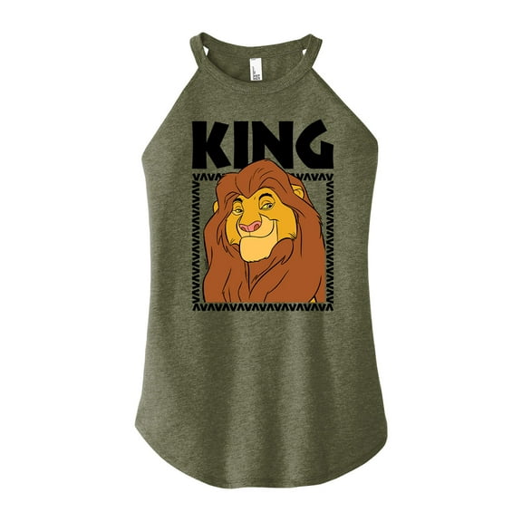 The Lion King - Mufasa - Juniors High Neck Tank Top