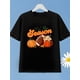 thumbnail image 1 of Halloween T-shirt - "It'S the Season" Football & Pumpkin Design, Lightweight & Breathable, Quick-Dry Fabric, Machine Washable, Perfect for Casual Wear & Sports, Ideal Gift for K, 1 of 6