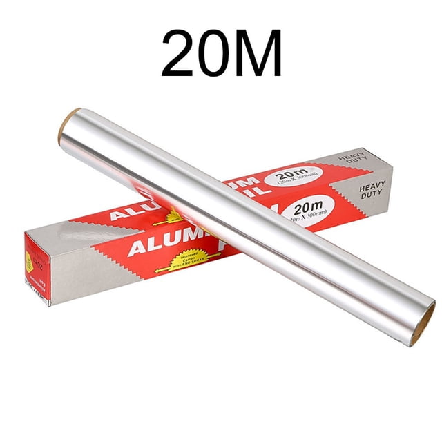 Emballage Alimentaire en Papier D\'aluminium Métallique pour Cuisson, Pâtisserie, Barbecue, Gril