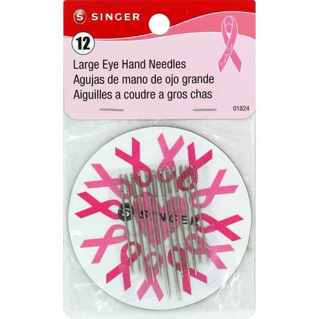 UPC: 0075691018245 | Singer Large Eye Hand Needles W/Magnet-Assorted 12/Pkg