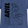 thumbnail image 3 of Disney Princess - Autograph Ariel - Toddler & Youth Girls Short Sleeve Graphic T-Shirt, 3 of 5