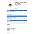 thumbnail image 2 of Headlight Bulb - Compatible with 2012 - 2019, 2021 Jaguar XF 2013 2014 2015 2016 2017 2018, 2 of 2