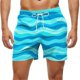 thumbnail image 1 of Kakii Men's Swim Trunks Hawaiian Bathing Mesh Lining Suit Swimsuits Beach Shorts with Pockets, 1 of 6