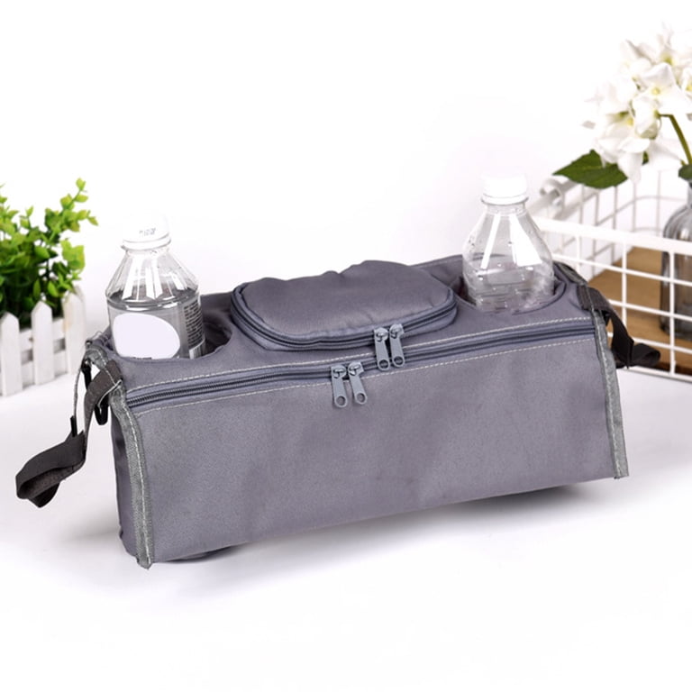 HAOAN Universal Stroller Organizer with Insulated Cup Holders for