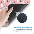 thumbnail image 5 of Xecao Cute Pink Snowman Cat for Waterproof Mouse Pad - Extended Contour Mouse Mat, Large Gaming Mousepad Laptop Keyboard Mat with Non-Slip Rubber Base, 5 of 8